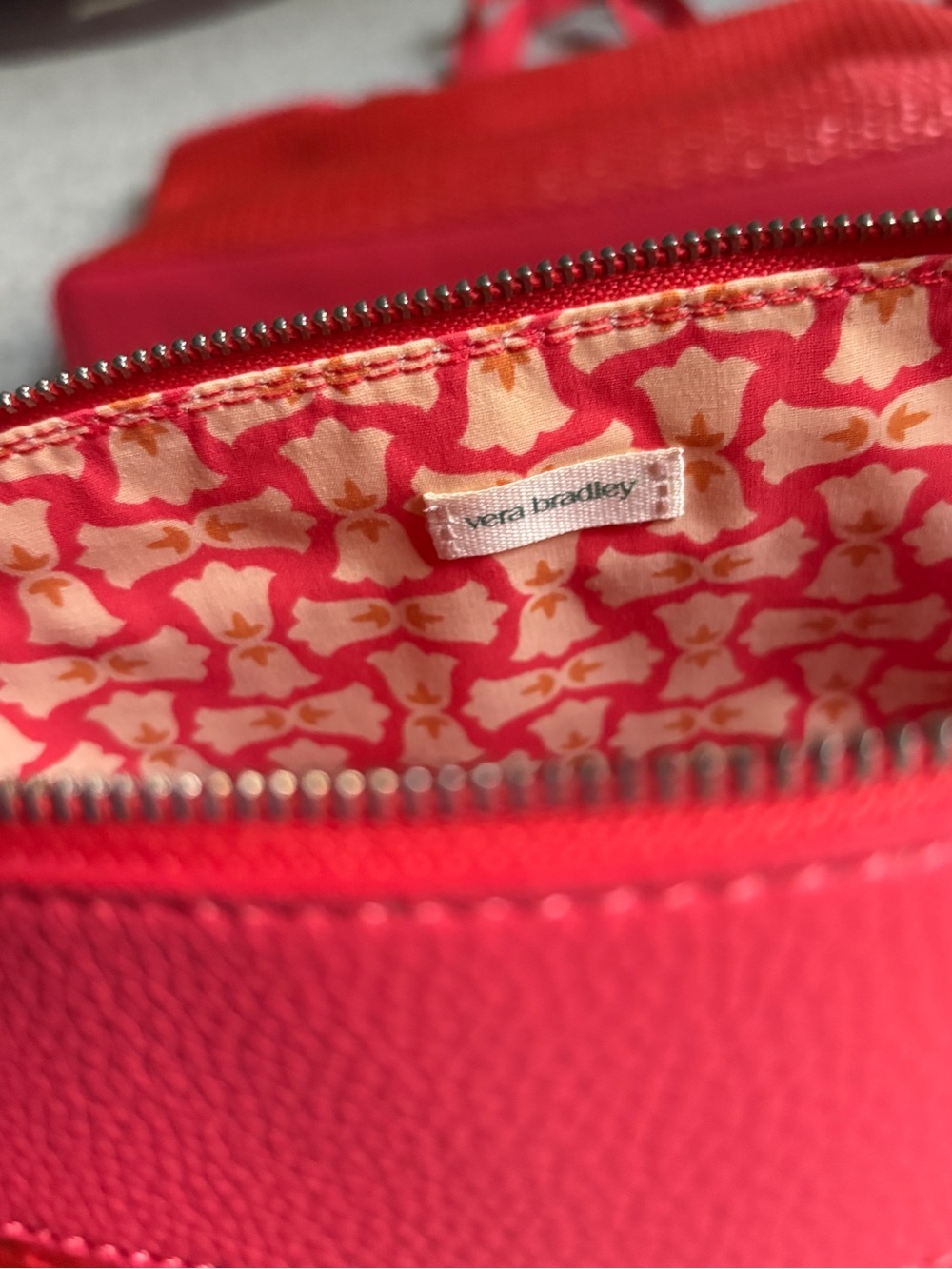 Vera Bradley Woven East West Tote and Pouch Cayenne NWT - Picture 15 of 15